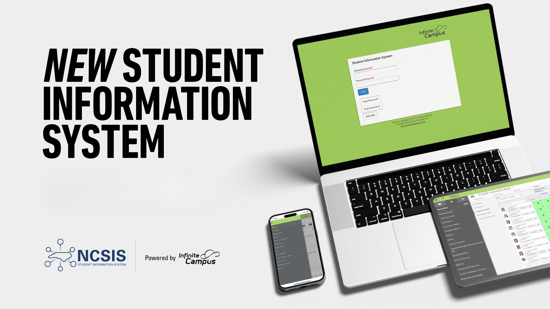 New Student Information System Powered by Infinite Campus